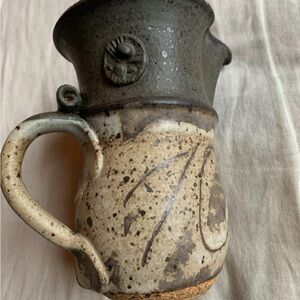 Vintage Handcrafted Ceramic Art Vase Pottery Molly Perry Style